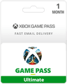 1 Month Xbox Game Pass Ultimate w/ Xbox Live (Email Delivery)