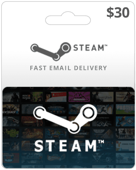 $30 Steam Gift Card (Email Delivery)