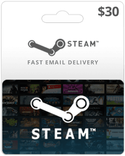 $30 Steam Gift Card (Email Delivery)
