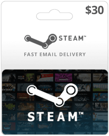 $30 Steam Gift Card (Email Delivery)
