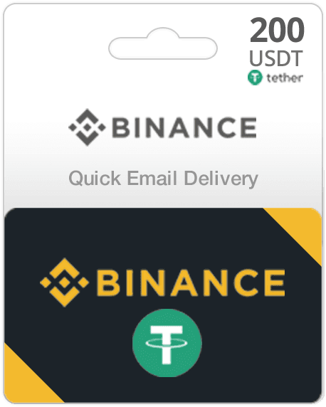 200 USDT Tether Binance Gift Card