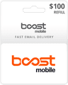$100 Boost Mobile Prepaid Gift Card