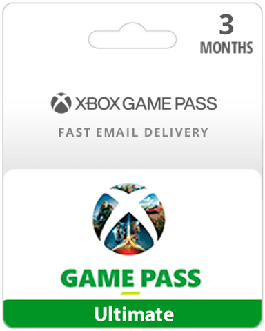 3 Month Xbox Game Pass Ultimate w/ Xbox Live (Email Delivery)